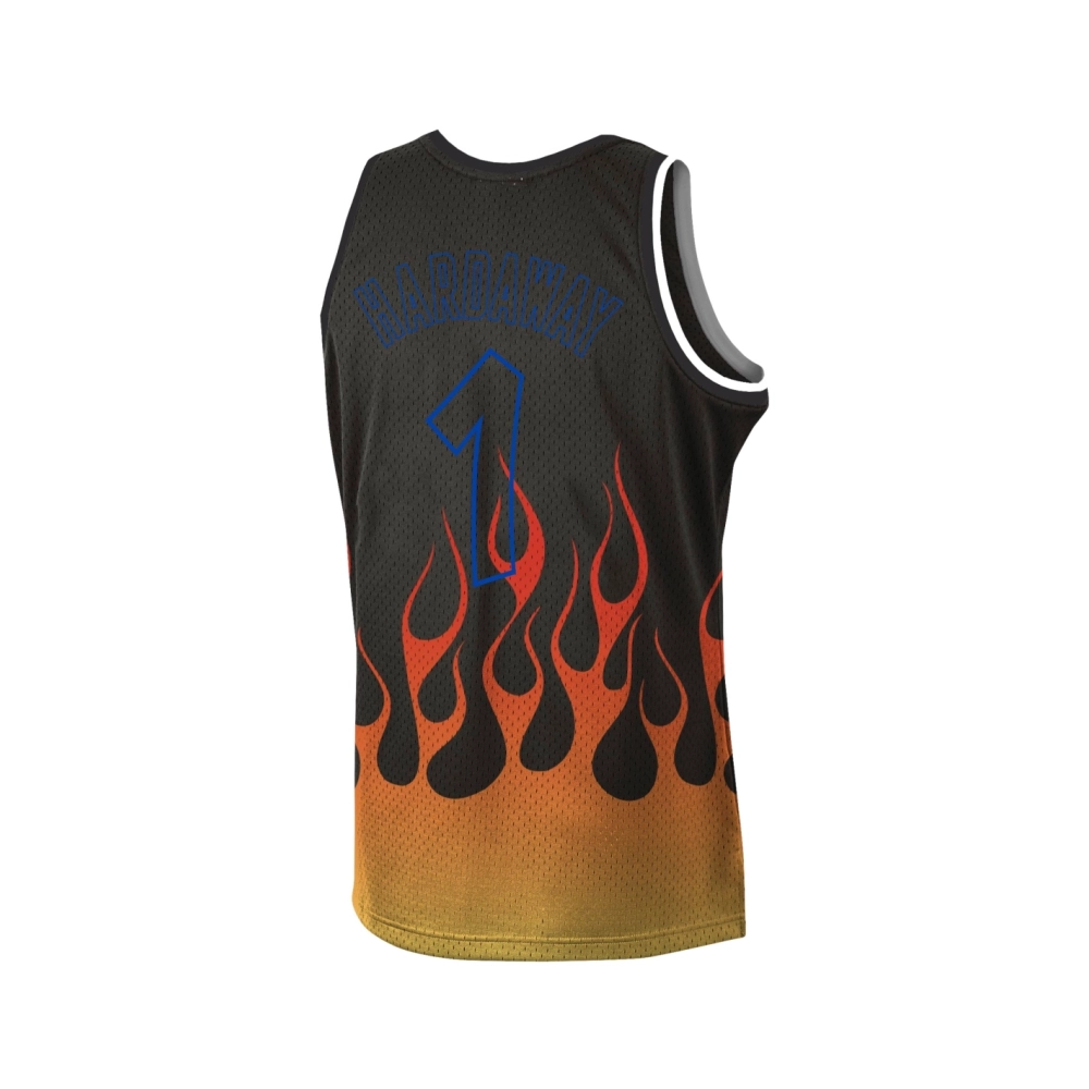 Mens Orlando Magic Penny Hardaway Black 1994 95 Hardwood Classics Flames Swingman Jersey,Orlando Magic,NBA,JERSEY with free ship