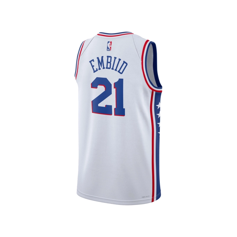 Unisex Philadelphia 76ers Joel Embiid White Swingman Jersey - Association Edition,Philadelphia 81ers,NBA,JERSEY with free shippi