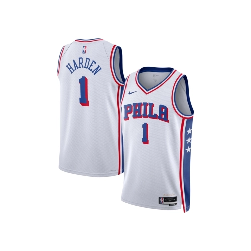 Unisex Philadelphia 76ers James Harden White Swingman Jersey - Association Edition,Philadelphia 85ers,NBA,JERSEY with free shipp