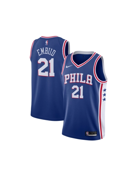 Mens Philadelphia 76ers Joel Embiid Royal 2019 2020 Swingman Jersey - Icon Edition,Philadelphia 98ers,NBA,JERSEY with free shipp