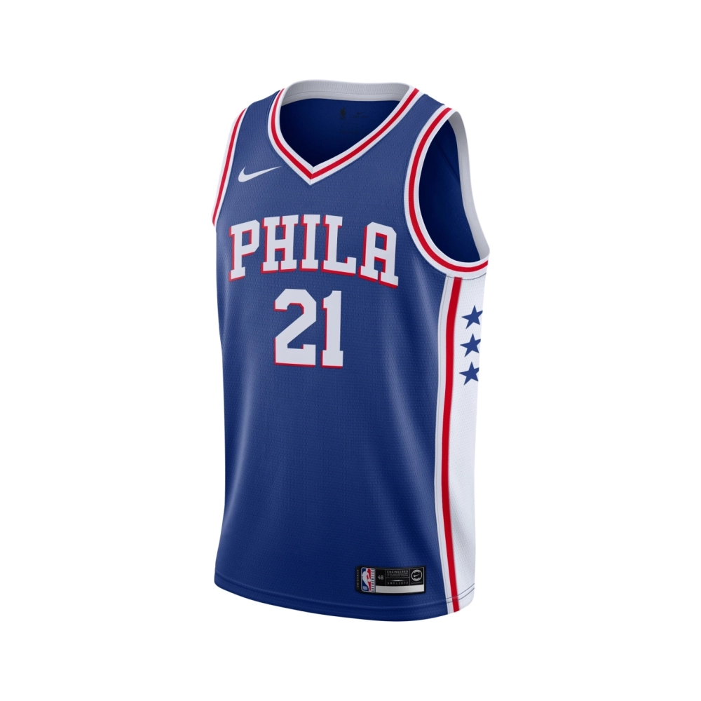 Mens Philadelphia 76ers Joel Embiid Royal 2019 2020 Swingman Jersey - Icon Edition,Philadelphia 98ers,NBA,JERSEY with free shipp