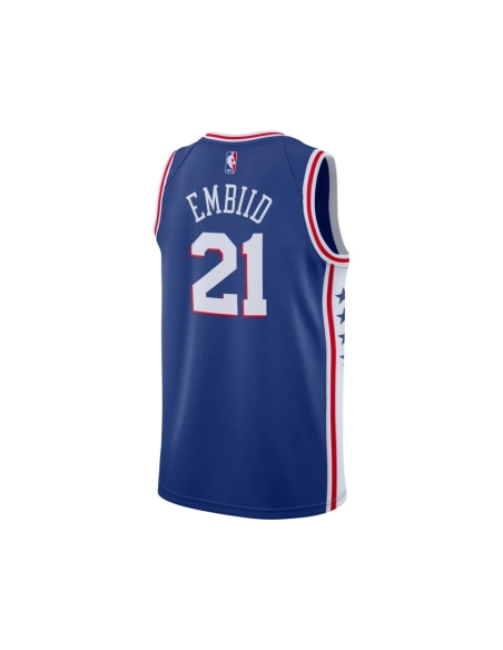 Mens Philadelphia 76ers Joel Embiid Royal 2019 2020 Swingman Jersey - Icon Edition,Philadelphia 98ers,NBA,JERSEY with free shipp