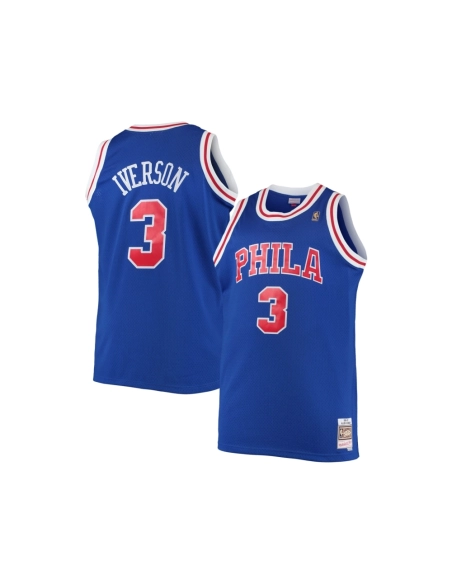 Mens Philadelphia 76ers Allen Iverson Royal 1996 97 Big Tall Hardwood Classics Swingman Jersey,Philadelphia 114ers,NBA,JERSEY wi