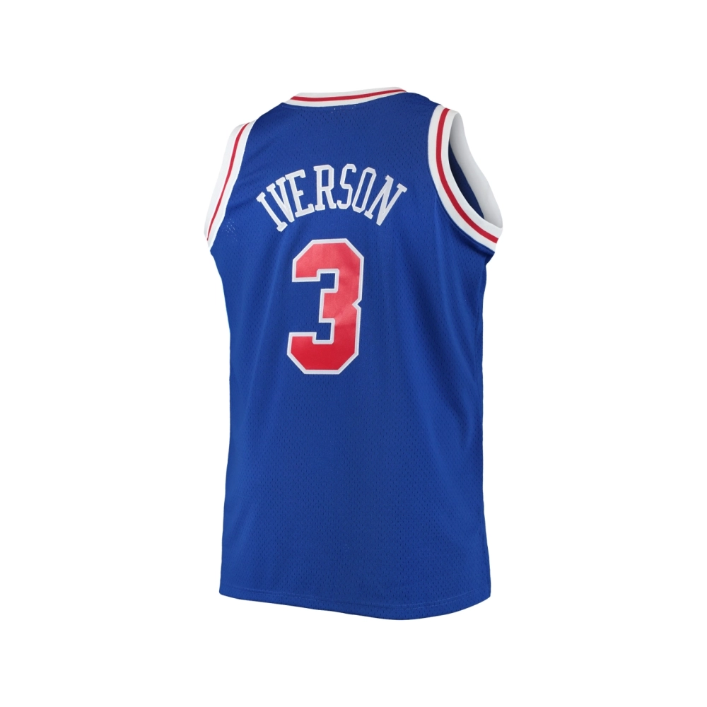 Mens Philadelphia 76ers Allen Iverson Royal 1996 97 Big Tall Hardwood Classics Swingman Jersey,Philadelphia 114ers,NBA,JERSEY wi