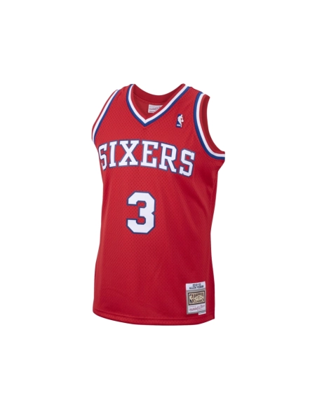 Mens Philadelphia 76ers Allen Iverson Red 2001 02 Hardwood Classics Swingman Jersey,Philadelphia 118ers,NBA,JERSEY with free shi