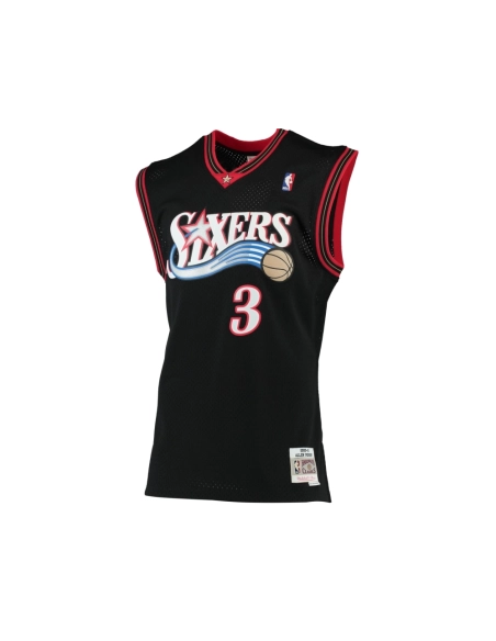 Mens Philadelphia 76ers Allen Iverson Black 2000 01 Hardwood Classics Swingman Jersey,Philadelphia 130ers,NBA,JERSEY with free s