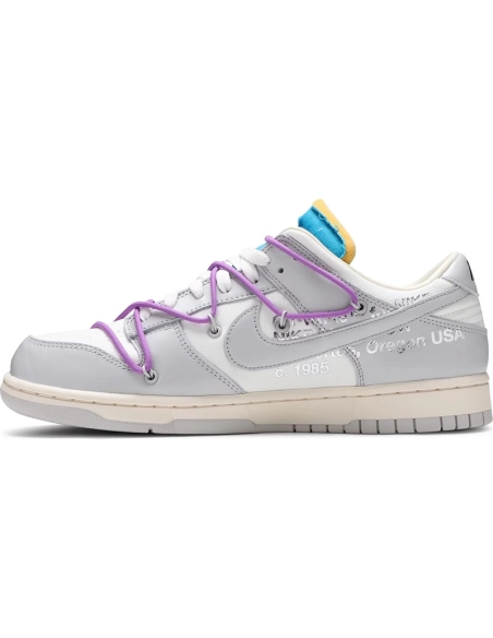 OffWhite x Dunk Low Lot 47 of 50,Dunk SB,NIKE SHOES Reps