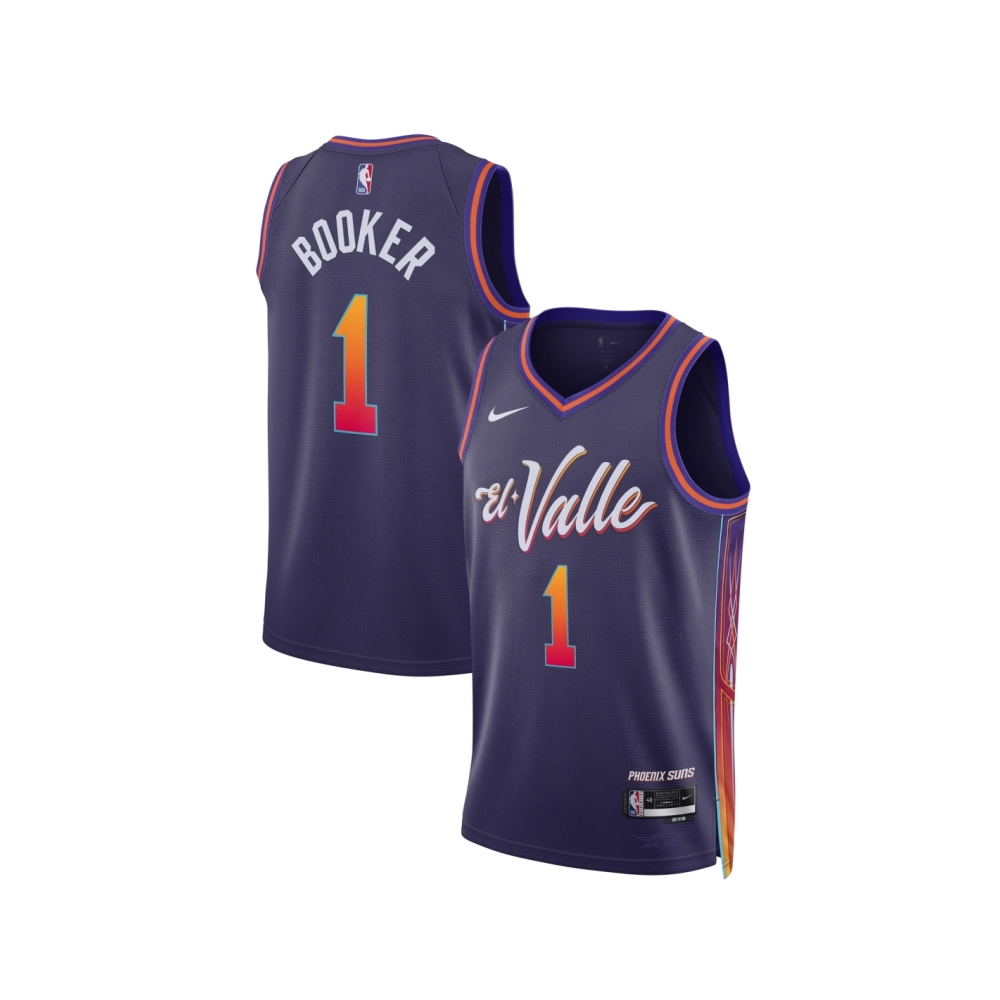 Unisex Phoenix Suns Devin Booker Purple 2023 24 Swingman Jersey - City Edition,Phoenix Suns,NBA,JERSEY with free shipping