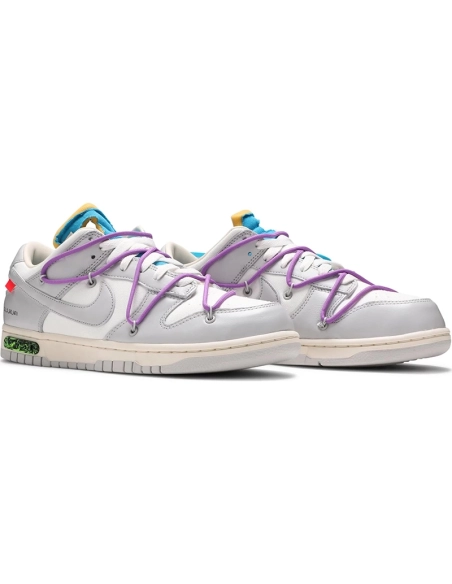 OffWhite x Dunk Low Lot 47 of 50,Dunk SB,NIKE SHOES Reps