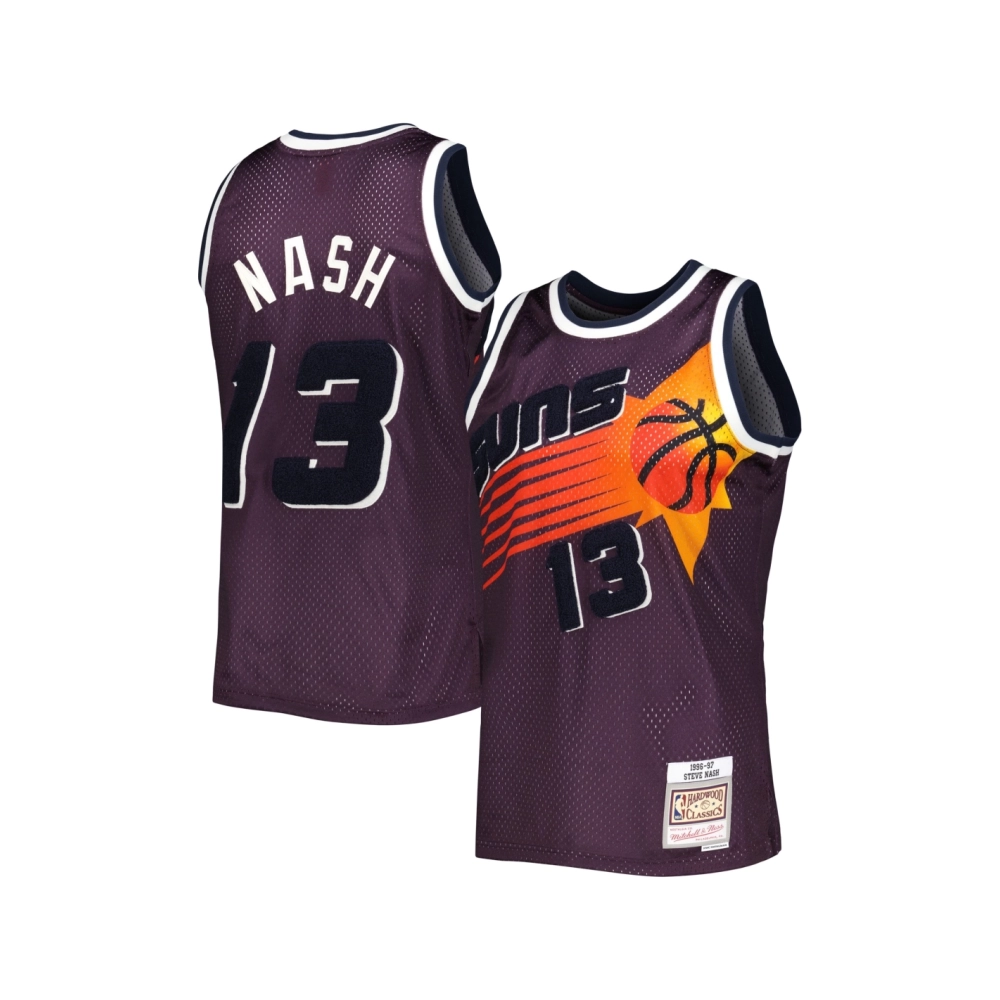 Mens Phoenix Suns Steve Nash Purple 1996 97 Hardwood Classics Off-Court Swingman Jersey,Phoenix Suns,NBA,JERSEY with free shippi