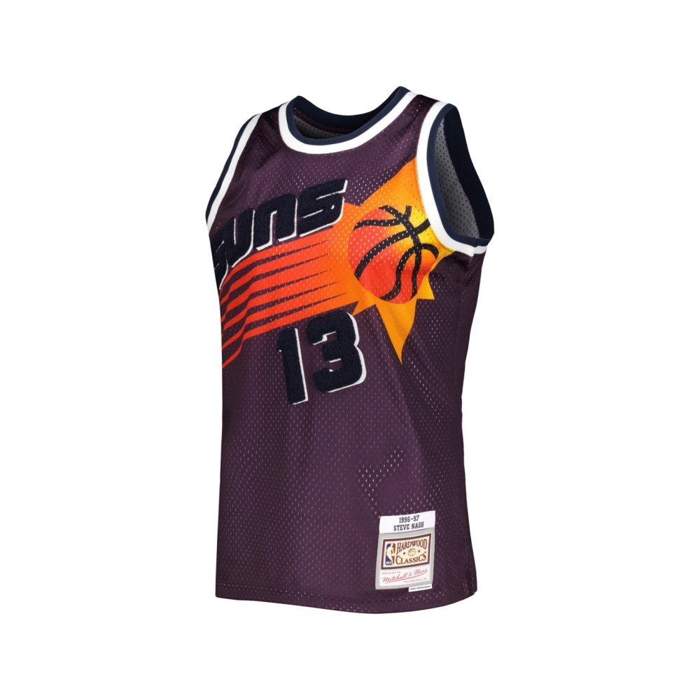 Mens Phoenix Suns Steve Nash Purple 1996 97 Hardwood Classics Off-Court Swingman Jersey,Phoenix Suns,NBA,JERSEY with free shippi