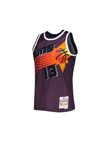 Mens Phoenix Suns Steve Nash Purple 1996 97 Hardwood Classics Off-Court Swingman Jersey,Phoenix Suns,NBA,JERSEY with free shippi