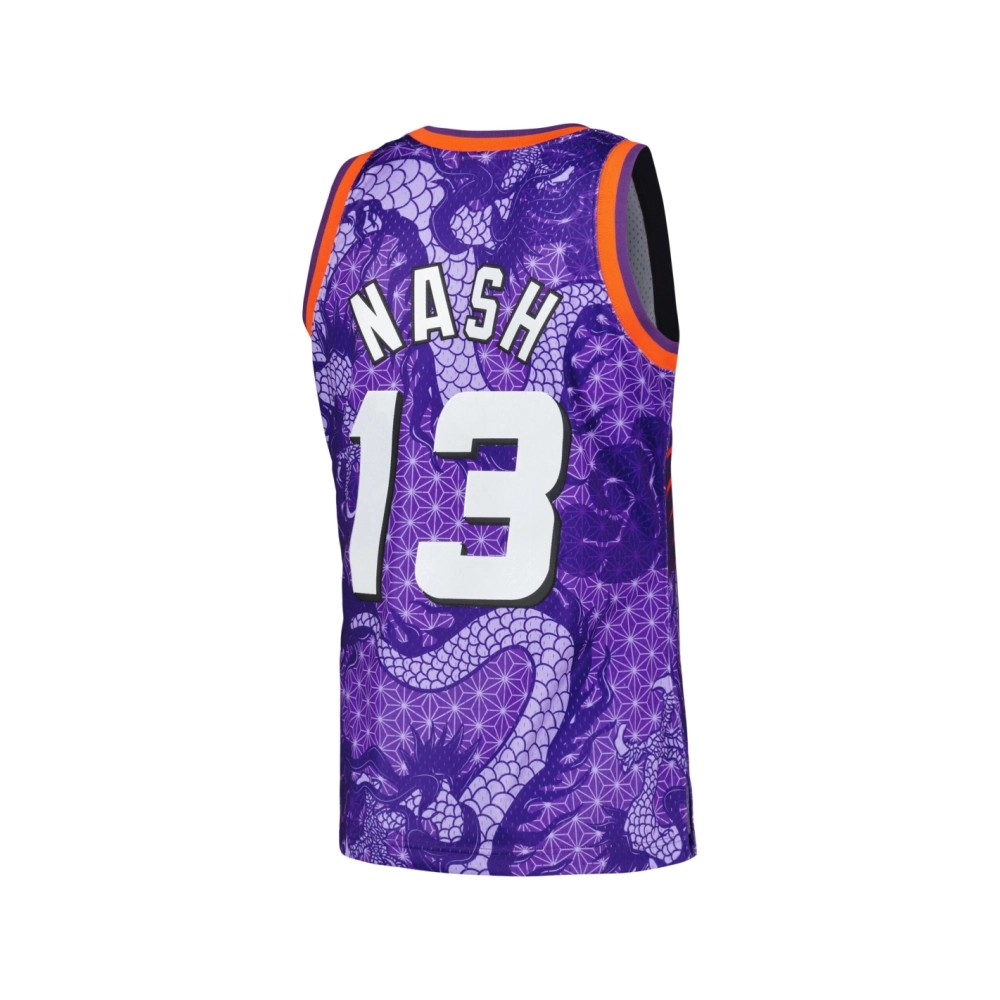 Mens Phoenix Suns Steve Nash Purple 1996 97 Hardwood Classics Asian Heritage 6.0 Swingman Throwback Player Jersey,Phoenix Suns,N