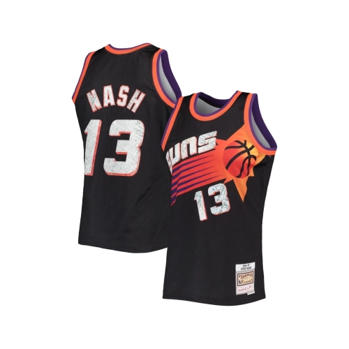 Mens Phoenix Suns Steve Nash Black 1996 97 Hardwood Classics NBA 75th Anniversary Diamond Swingman Jersey,Phoenix Suns,NBA,JERSE