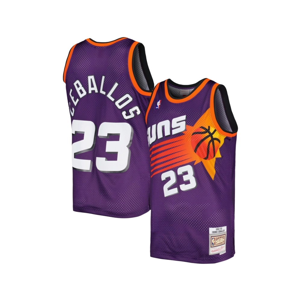 Mens Phoenix Suns Cedric Ceballos Purple 1992 93 Hardwood Classics Swingman Jersey,Phoenix Suns,NBA,JERSEY with free shipping