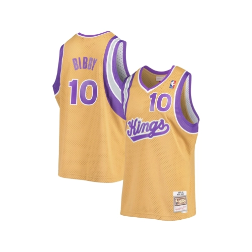 Mens Sacramento Kings Mike Bibby Gold 2005 06 Hardwood Classics Swingman Jersey,Sacramento Kings,NBA,JERSEY with free shipping