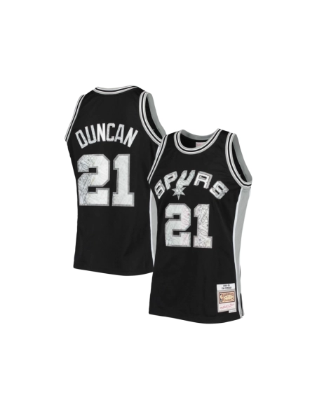Mens San Antonio Spurs Tim Duncan Black 1998 99 Hardwood Classics NBA 75th Anniversary Diamond Swingman Jersey,San Antonio Spurs