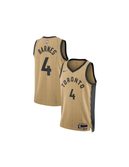 Unisex Toronto Raptors Scottie Barnes Gold 2023 24 Swingman Jersey - City Edition,Toronto Raptors,NBA,JERSEY with free shipping
