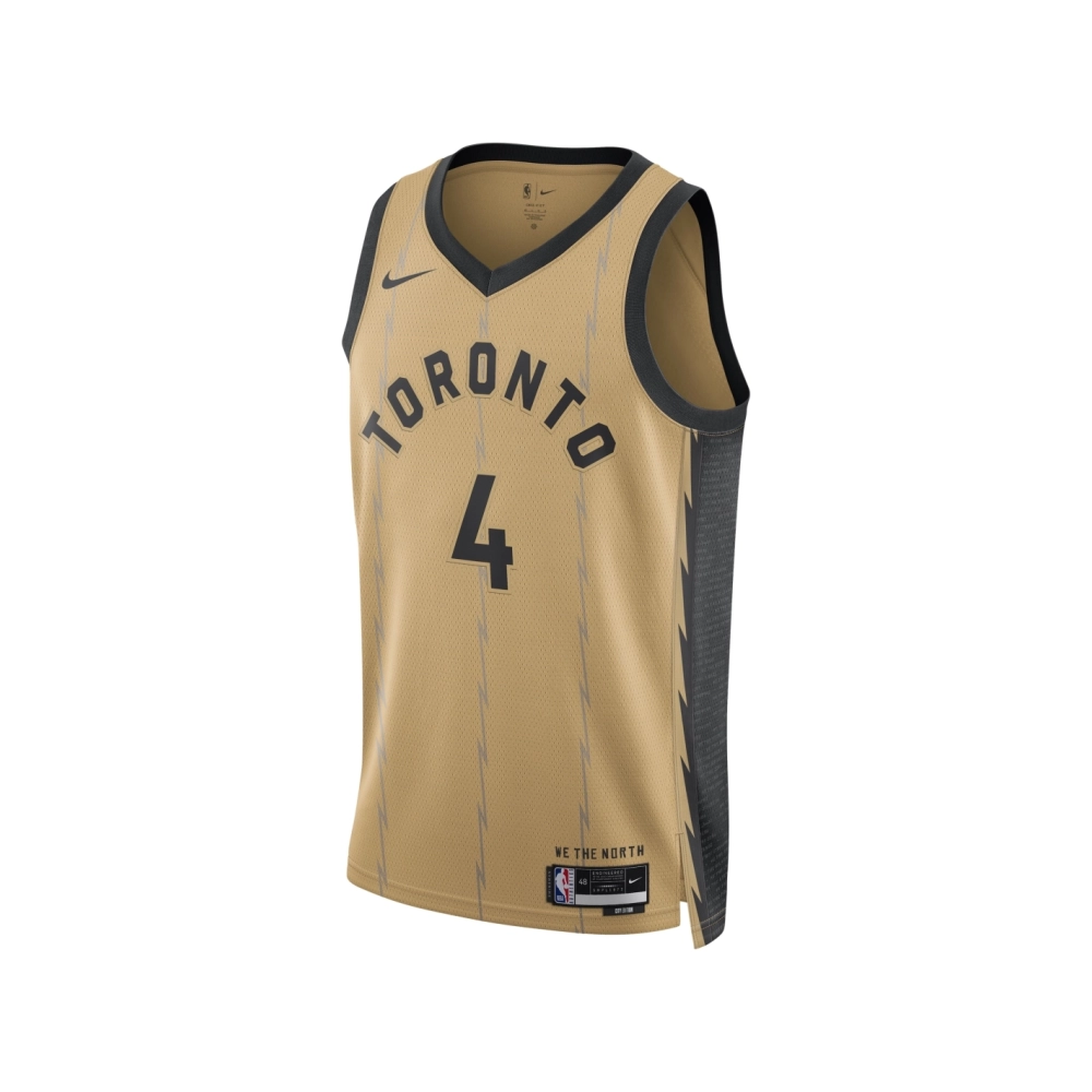 Unisex Toronto Raptors Scottie Barnes Gold 2023 24 Swingman Jersey - City Edition,Toronto Raptors,NBA,JERSEY with free shipping