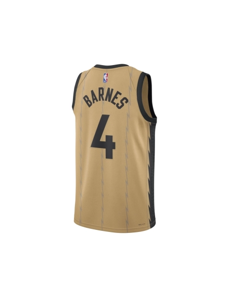 Unisex Toronto Raptors Scottie Barnes Gold 2023 24 Swingman Jersey - City Edition,Toronto Raptors,NBA,JERSEY with free shipping