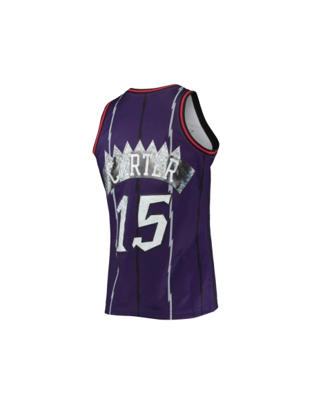 Mens Toronto Raptors Vince Carter Purple 1998 99 Hardwood Classics NBA 75th Anniversary Diamond Swingman Jersey,Toronto Raptors,