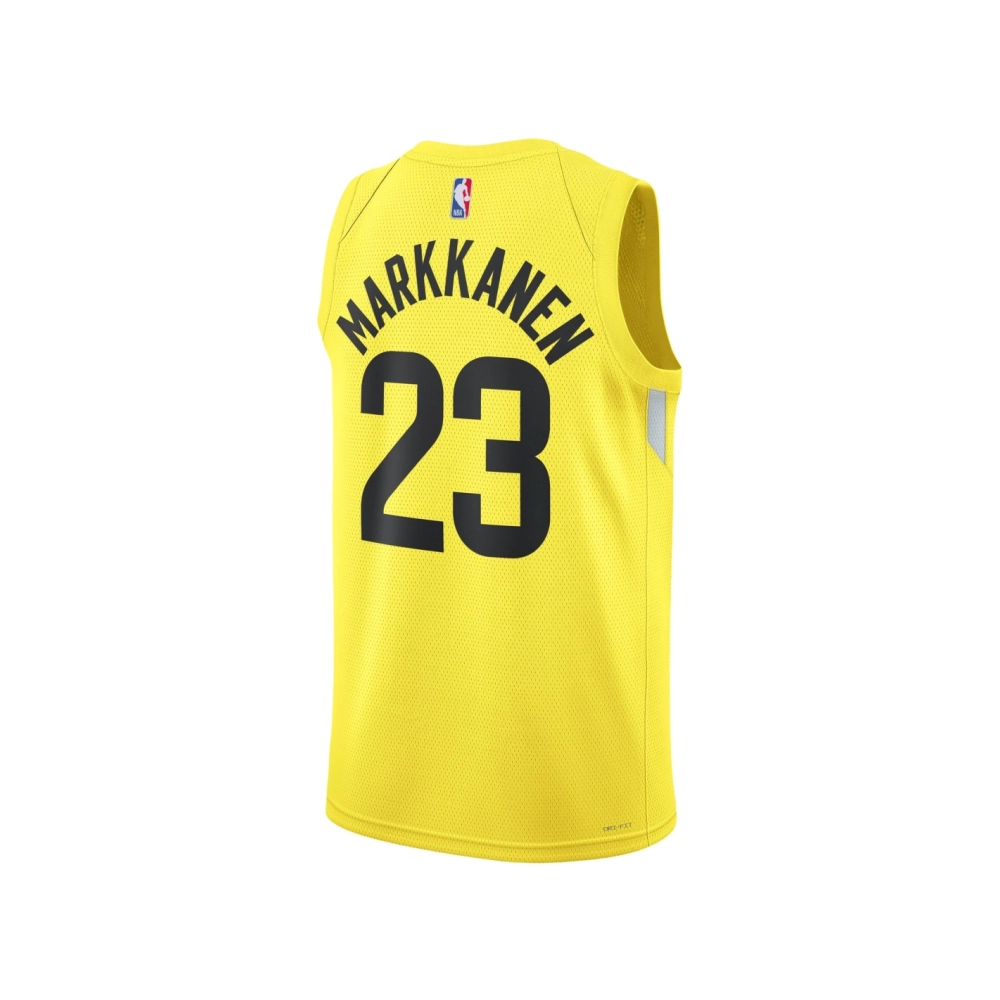 Unisex Utah Jazz Lauri Markkanen Gold Swingman Jersey - Icon Edition,Utah Jazz,NBA,JERSEY with free shipping