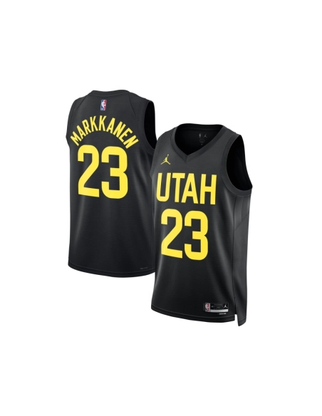 Unisex Utah Jazz Lauri Markkanen Black Swingman Jersey - Statement Edition,Utah Jazz,NBA,JERSEY with free shipping