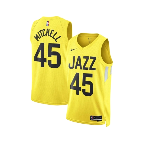 Unisex Utah Jazz Donovan Mitchell Gold Swingman Jersey - Icon Edition,Utah Jazz,NBA,JERSEY with free shipping