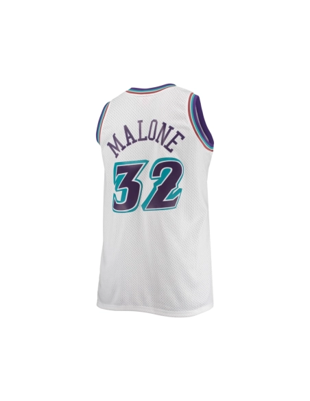 Mens Utah Jazz Karl Malone White 1996 97 Big Tall Hardwood Classics Swingman Jersey,Utah Jazz,NBA,JERSEY with free shipping