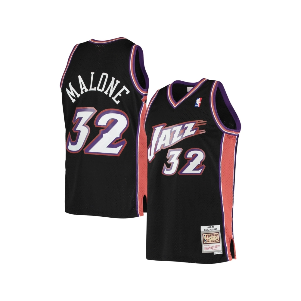 Mens Utah Jazz Karl Malone Black 2001 02 Hardwood Classics Swingman Jersey,Utah Jazz,NBA,JERSEY with free shipping