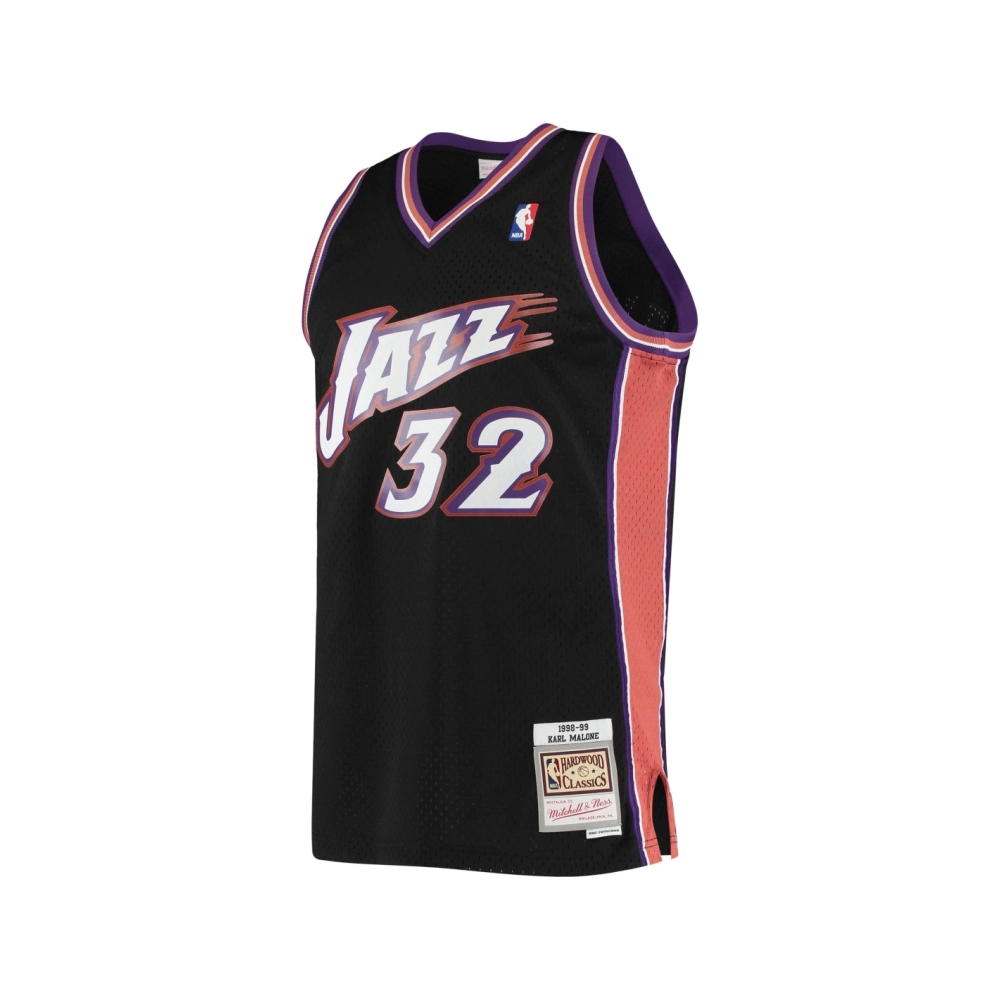 Mens Utah Jazz Karl Malone Black 2001 02 Hardwood Classics Swingman Jersey,Utah Jazz,NBA,JERSEY with free shipping