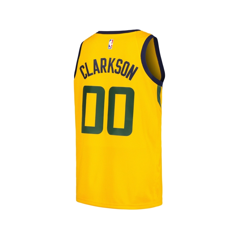 Mens Utah Jazz Jordan Clarkson Yellow Swingman Jersey - Statement Edition,Utah Jazz,NBA,JERSEY with free shipping