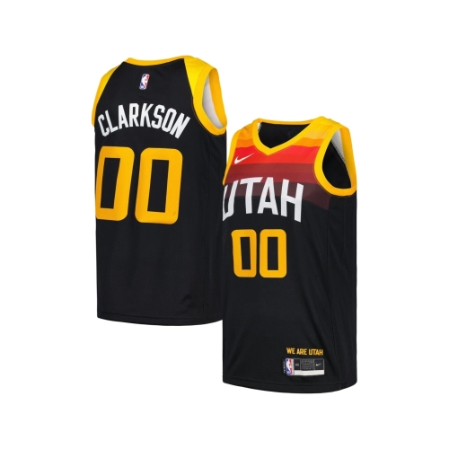 Mens Utah Jazz Jordan Clarkson Black Swingman Jersey - City Edition,Utah Jazz,NBA,JERSEY with free shipping