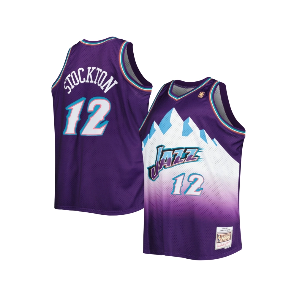 Mens Utah Jazz John Stockton Purple Big Tall Hardwood Classics 1996 97 Swingman Jersey,Utah Jazz,NBA,JERSEY with free shipping