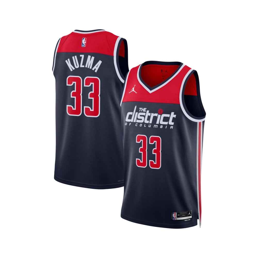 Unisex Washington Wizards Kyle Kuzma Navy Swingman Jersey - Statement Edition,Washington Wizards,NBA,JERSEY with free shipping