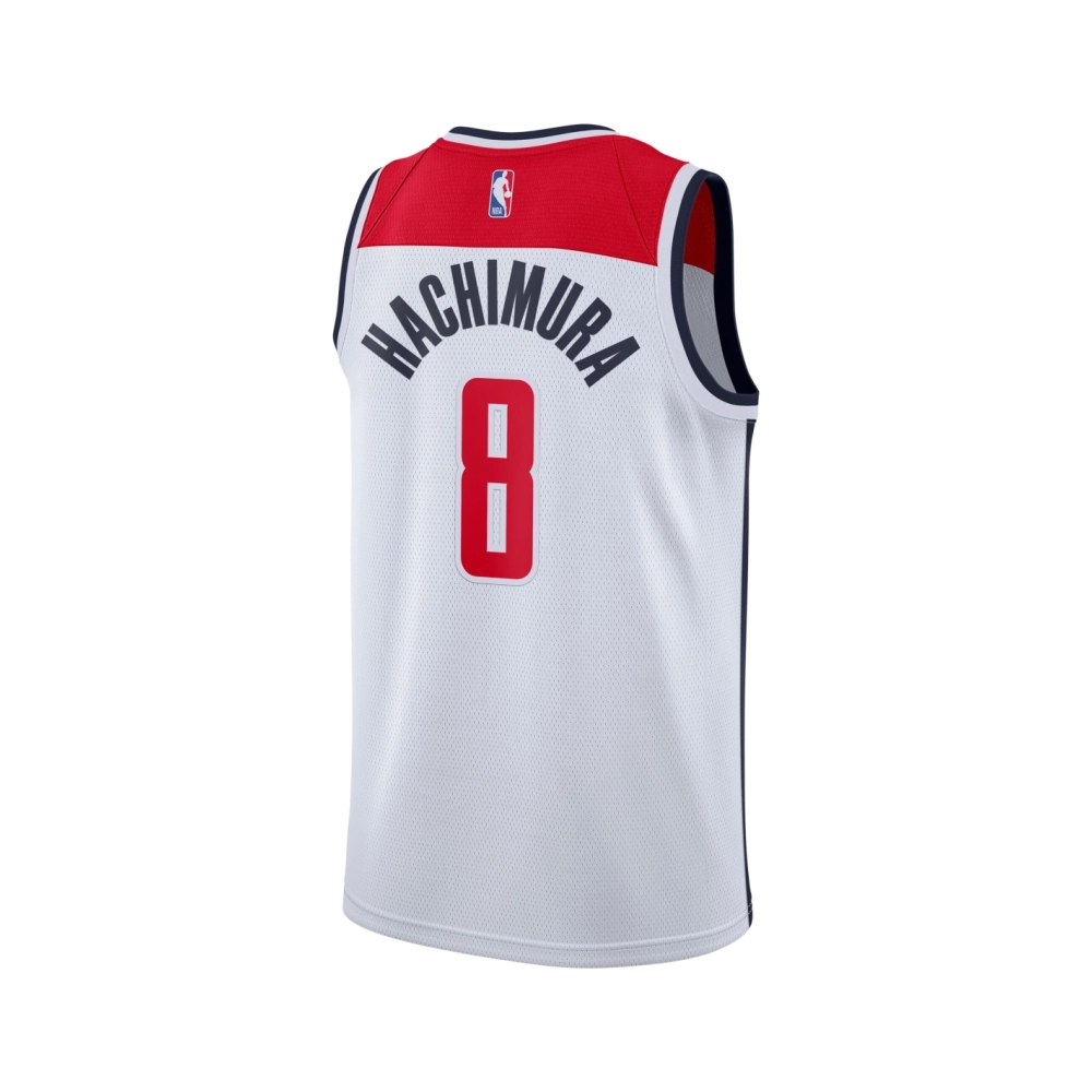 Mens Washington Wizards Rui Hachimura White 2020 21 Swingman Jersey - Association Edition,Washington Wizards,NBA,JERSEY with fre