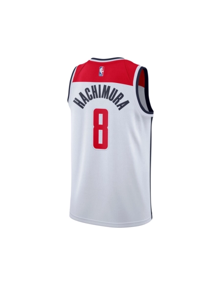 Mens Washington Wizards Rui Hachimura White 2020 21 Swingman Jersey - Association Edition,Washington Wizards,NBA,JERSEY with fre
