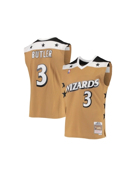 Mens Washington Wizards Caron Butler Gold 2001 02 Hardwood Classics Swingman Jersey,Washington Wizards,NBA,JERSEY with free ship