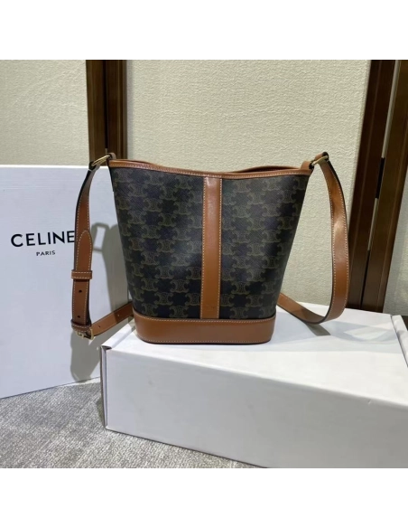 Celine Small Bucket Bags 191442 18X22X13cm,Celine Bags