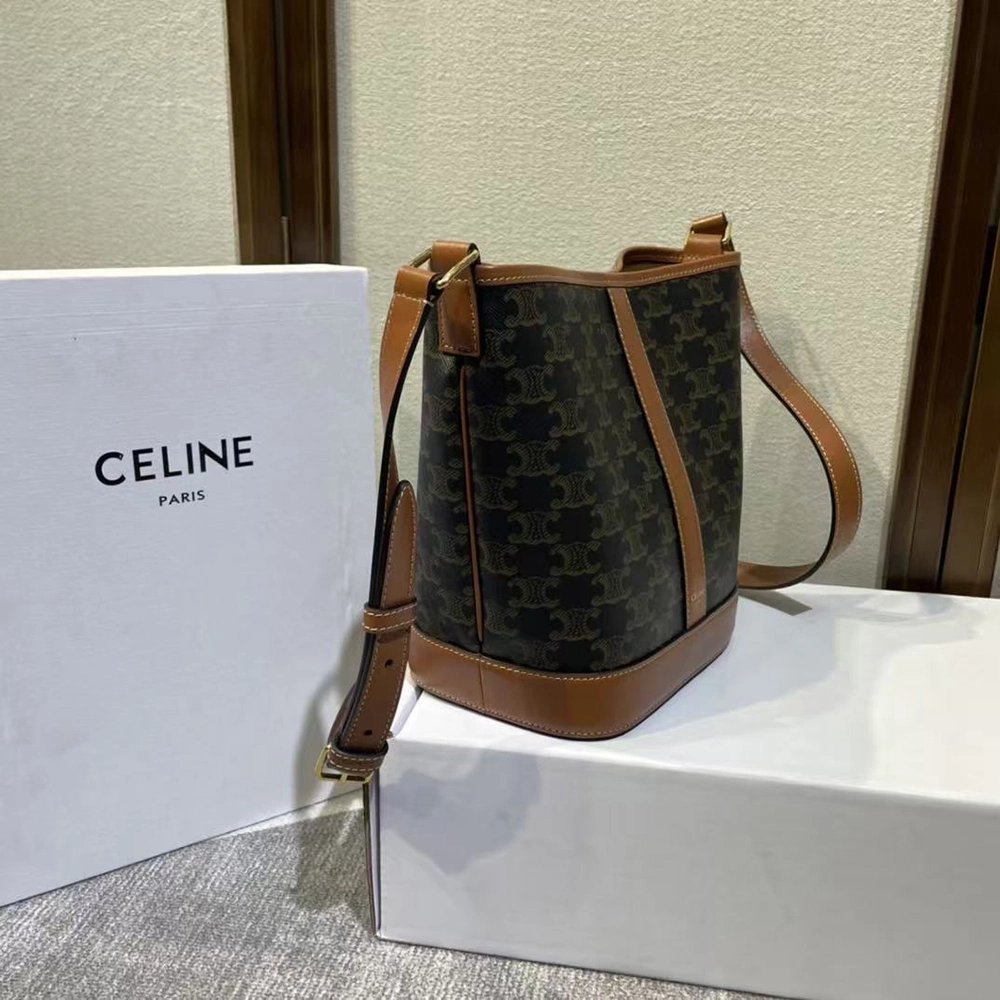 Celine Small Bucket Bags 191442 18X22X13cm,Celine Bags