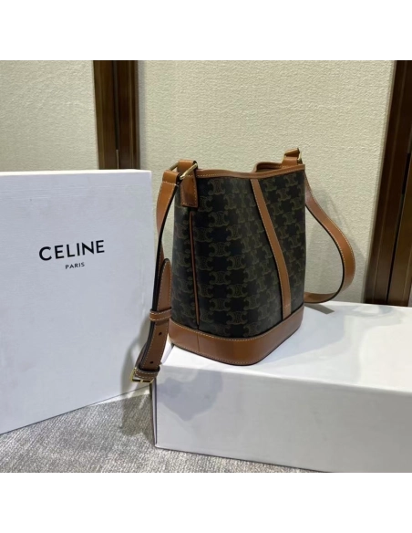Celine Small Bucket Bags 191442 18X22X13cm,Celine Bags