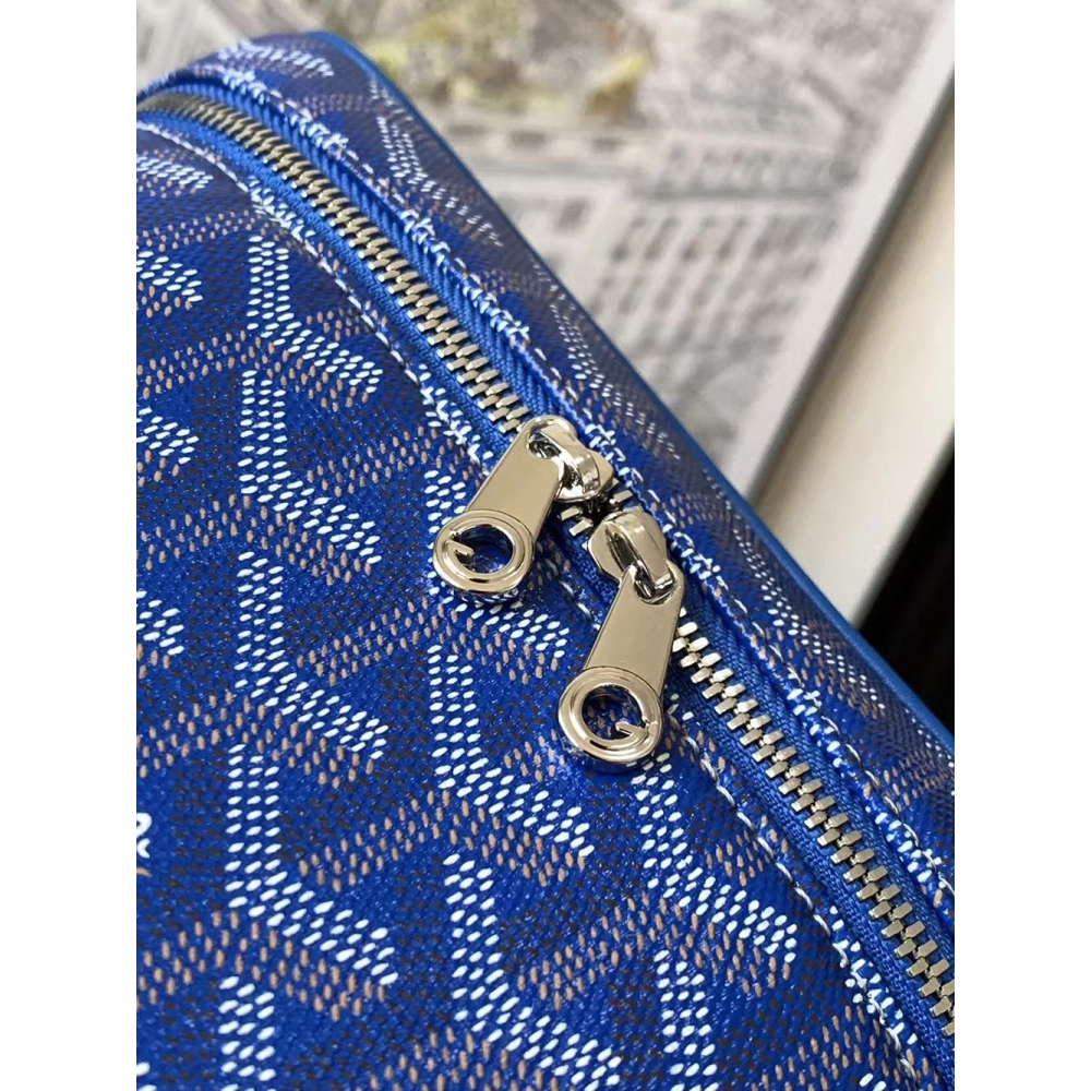 Goyard Muse Vanity Case Bags Sky Blue 10CL10P 20X16X14cm,Goyard Bags