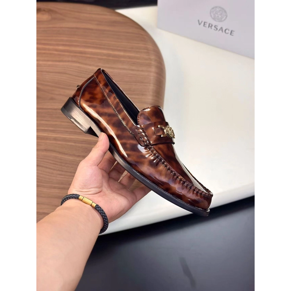 Versace Medusa 95 Patent Loafers,Other Sneakers