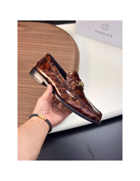 Versace Medusa 95 Patent Loafers,Other Sneakers