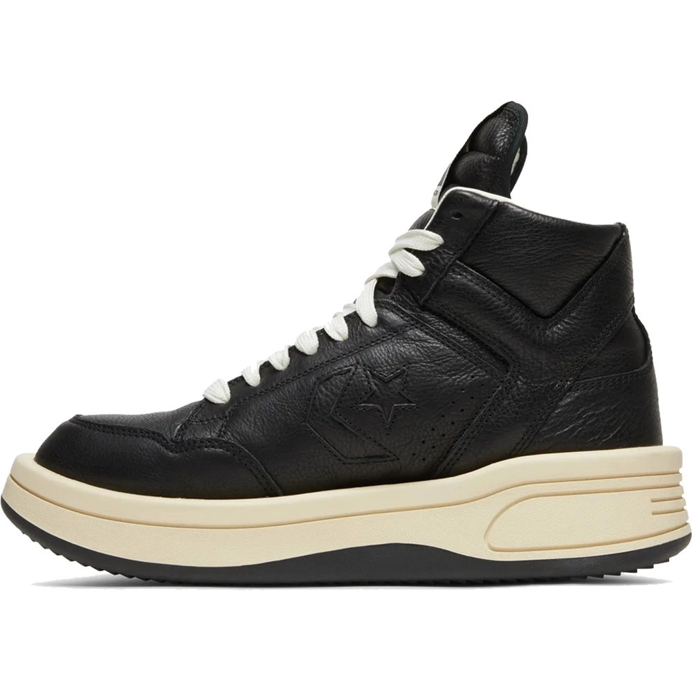Rick Owens x DRKSHDW TURBOWPN Mid Black Cloud Cream,RICK OWENS