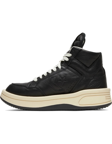 Rick Owens x DRKSHDW TURBOWPN Mid Black Cloud Cream,RICK OWENS