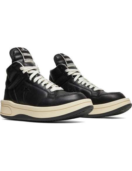 Rick Owens x DRKSHDW TURBOWPN Mid Black Cloud Cream,RICK OWENS