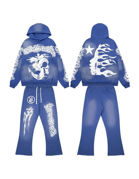 Hellstar Studios Hoodie Sweatpants Set,Hell Star