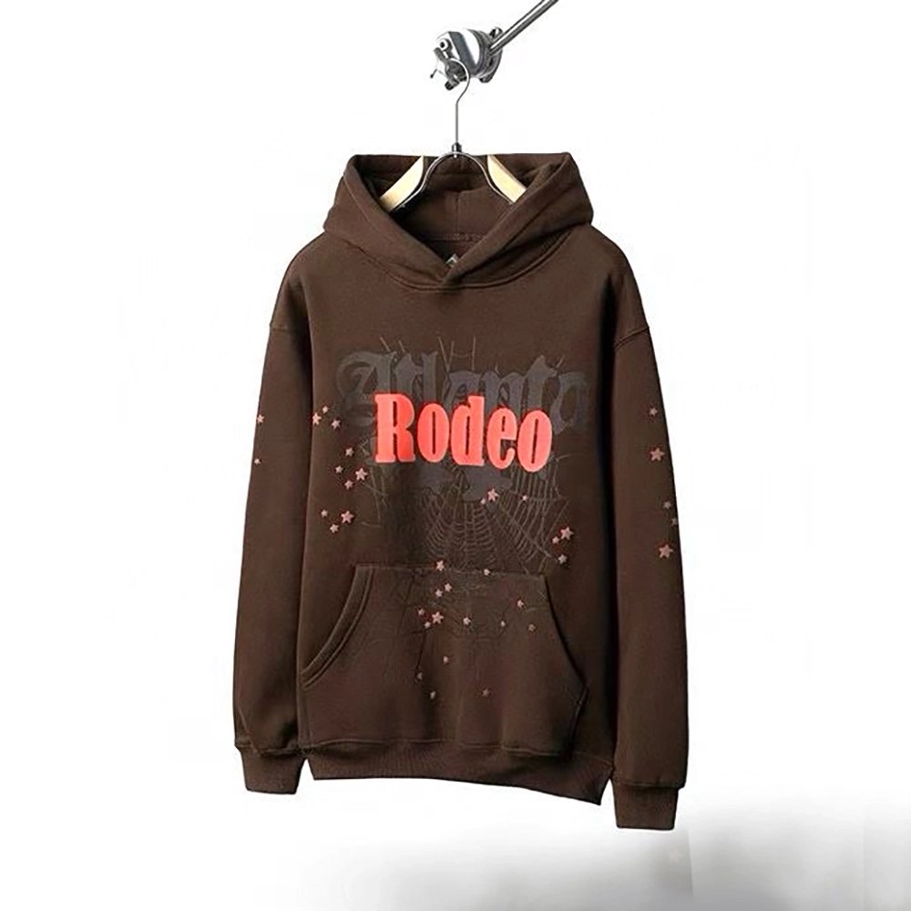Cactus Jack by Travis Scott x Sp5der Days Before Rodeo Hoodie Brown,Sp5der