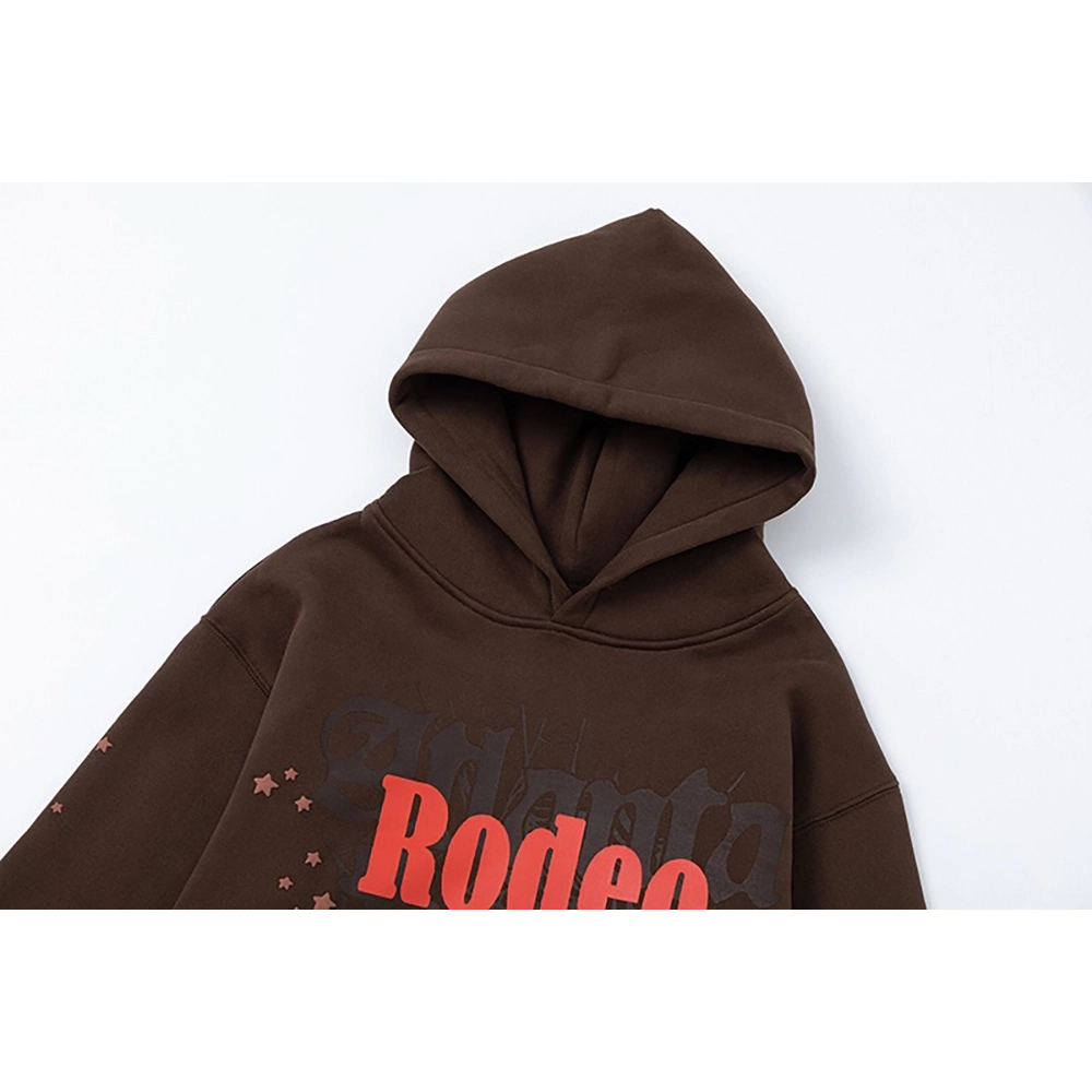 Cactus Jack by Travis Scott x Sp5der Days Before Rodeo Hoodie Brown,Sp5der